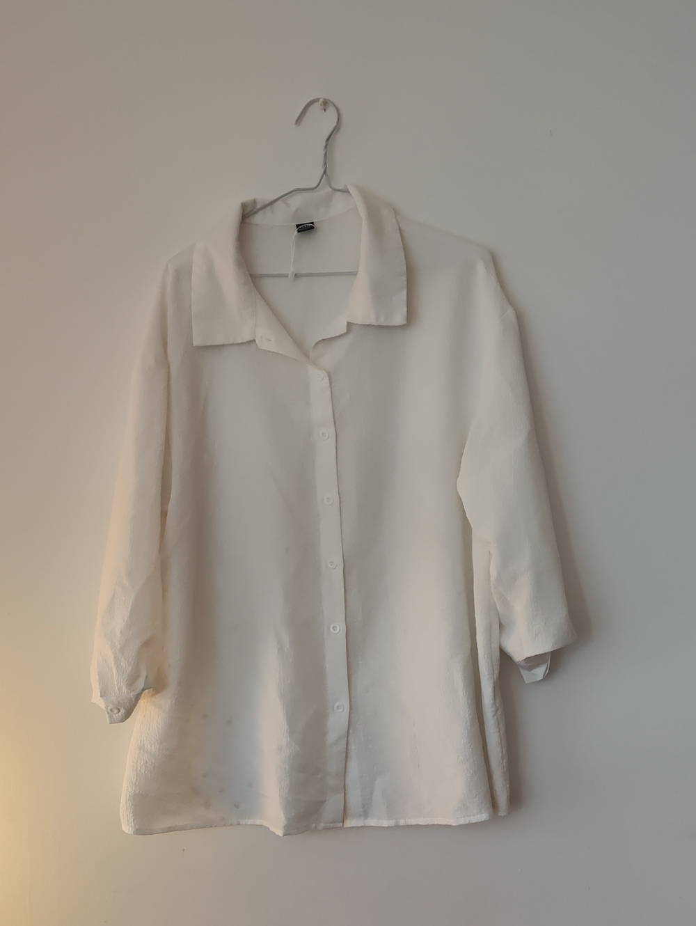 Classic White Button-Down Women's Top